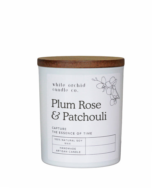 Plum Rose & Patchouli Signature Candle